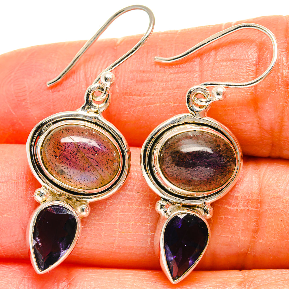 Labradorite Earrings handcrafted by Ana Silver Co - EARR424880
