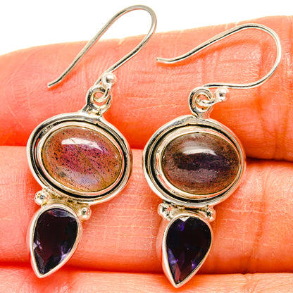 Labradorite Earrings handcrafted by Ana Silver Co - EARR424880
