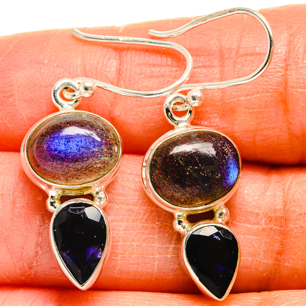 Labradorite Earrings handcrafted by Ana Silver Co - EARR424888