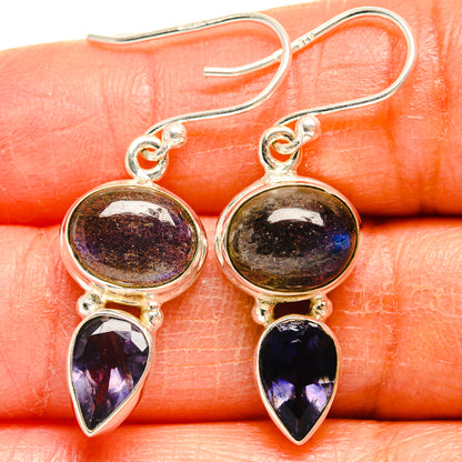 Labradorite Earrings handcrafted by Ana Silver Co - EARR424912