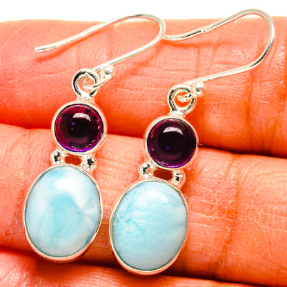 Larimar Earrings handcrafted by Ana Silver Co - EARR424914