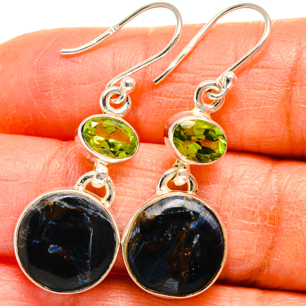 Pietersite Earrings handcrafted by Ana Silver Co - EARR424917