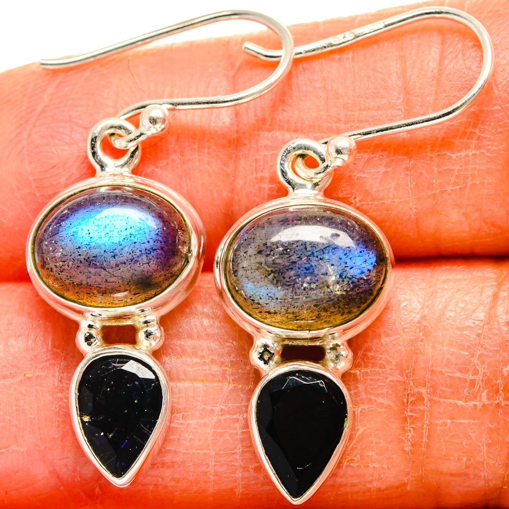 Labradorite Earrings handcrafted by Ana Silver Co - EARR424918