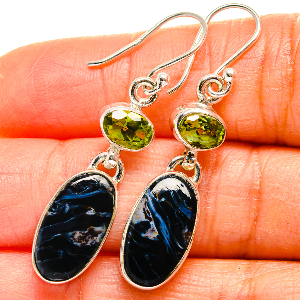 Pietersite Earrings handcrafted by Ana Silver Co - EARR424938