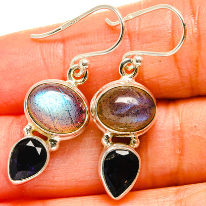 Labradorite Earrings handcrafted by Ana Silver Co - EARR424944