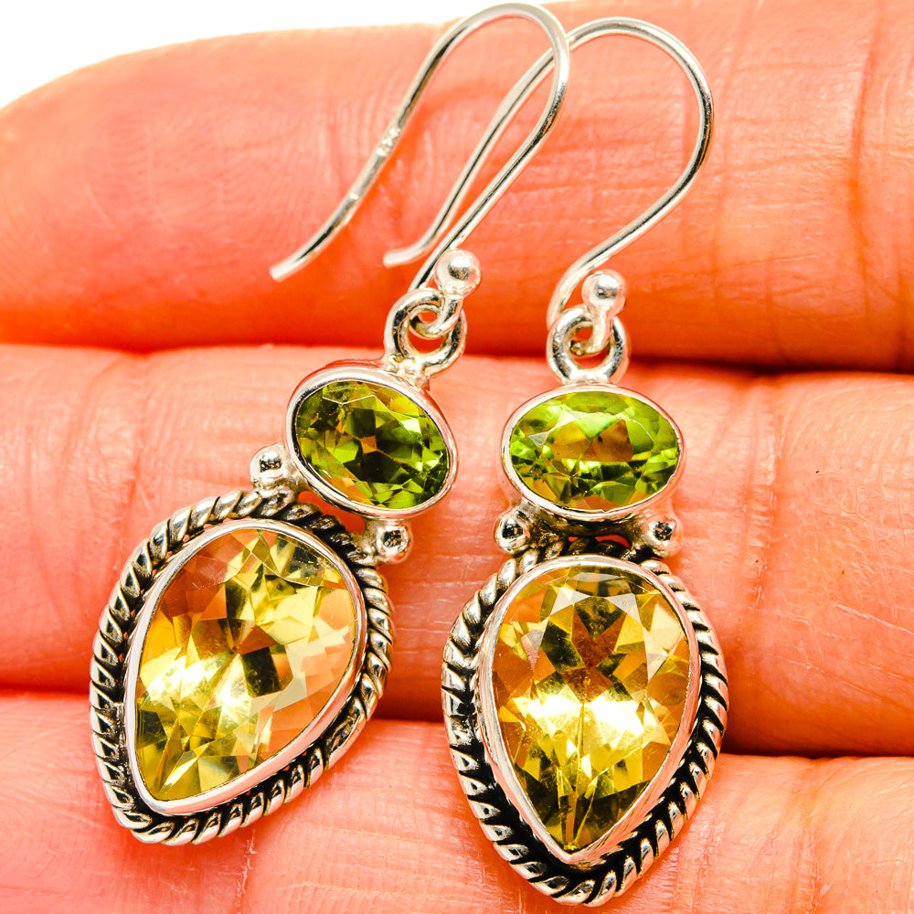 Citrine Earrings handcrafted by Ana Silver Co - EARR424949