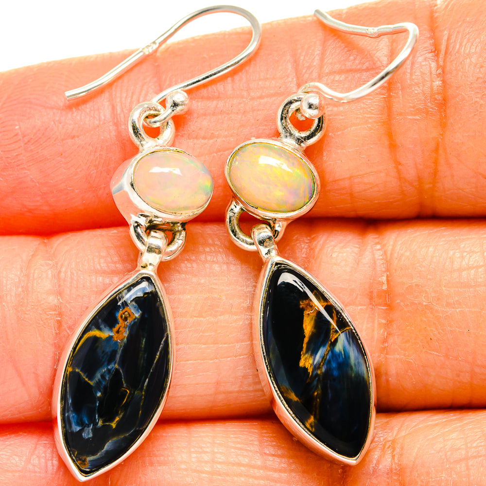 Pietersite Earrings handcrafted by Ana Silver Co - EARR424953