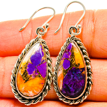 Spiny Turquoise Jasper Earrings handcrafted by Ana Silver Co - EARR424957