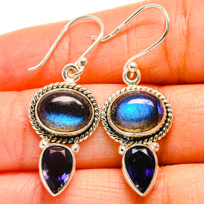 Labradorite Earrings handcrafted by Ana Silver Co - EARR424959