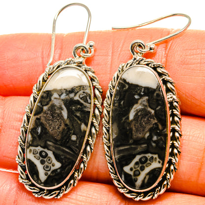 Pinolith Jasper Earrings handcrafted by Ana Silver Co - EARR424966