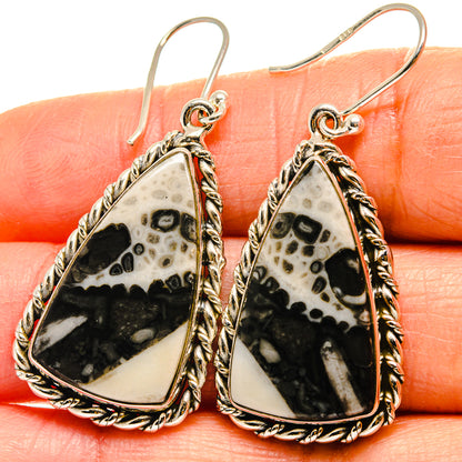 Pinolith Jasper Earrings handcrafted by Ana Silver Co - EARR424970
