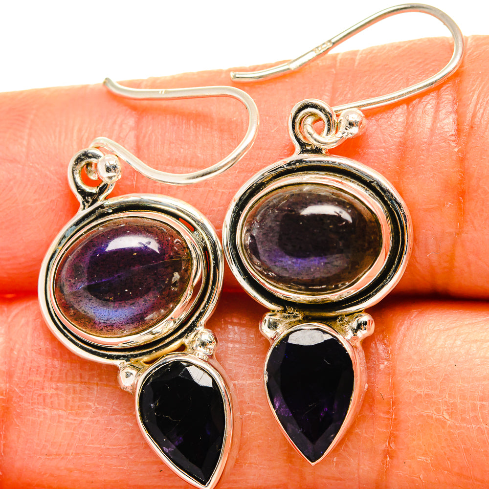 Labradorite Earrings handcrafted by Ana Silver Co - EARR425007