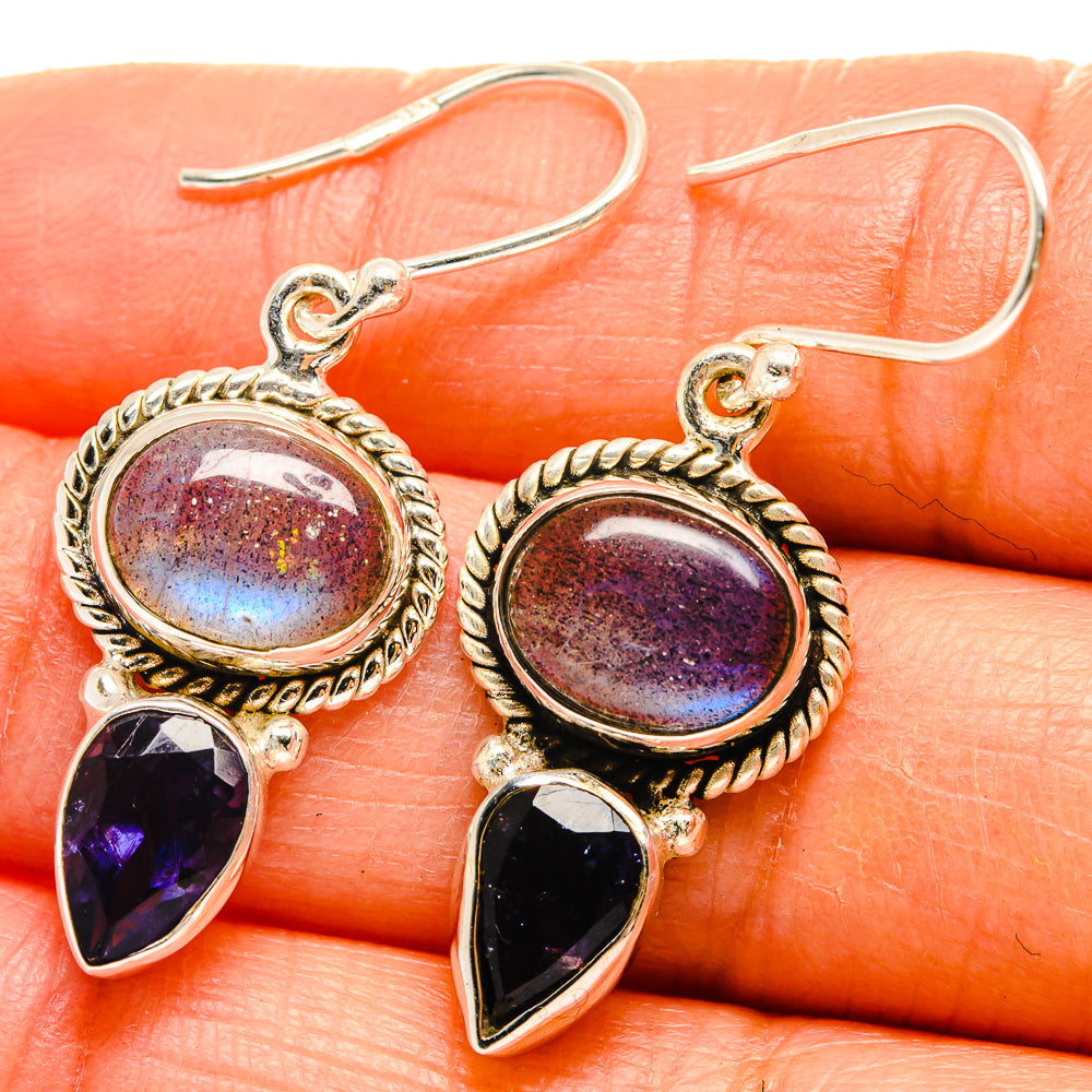 Labradorite Earrings handcrafted by Ana Silver Co - EARR425011