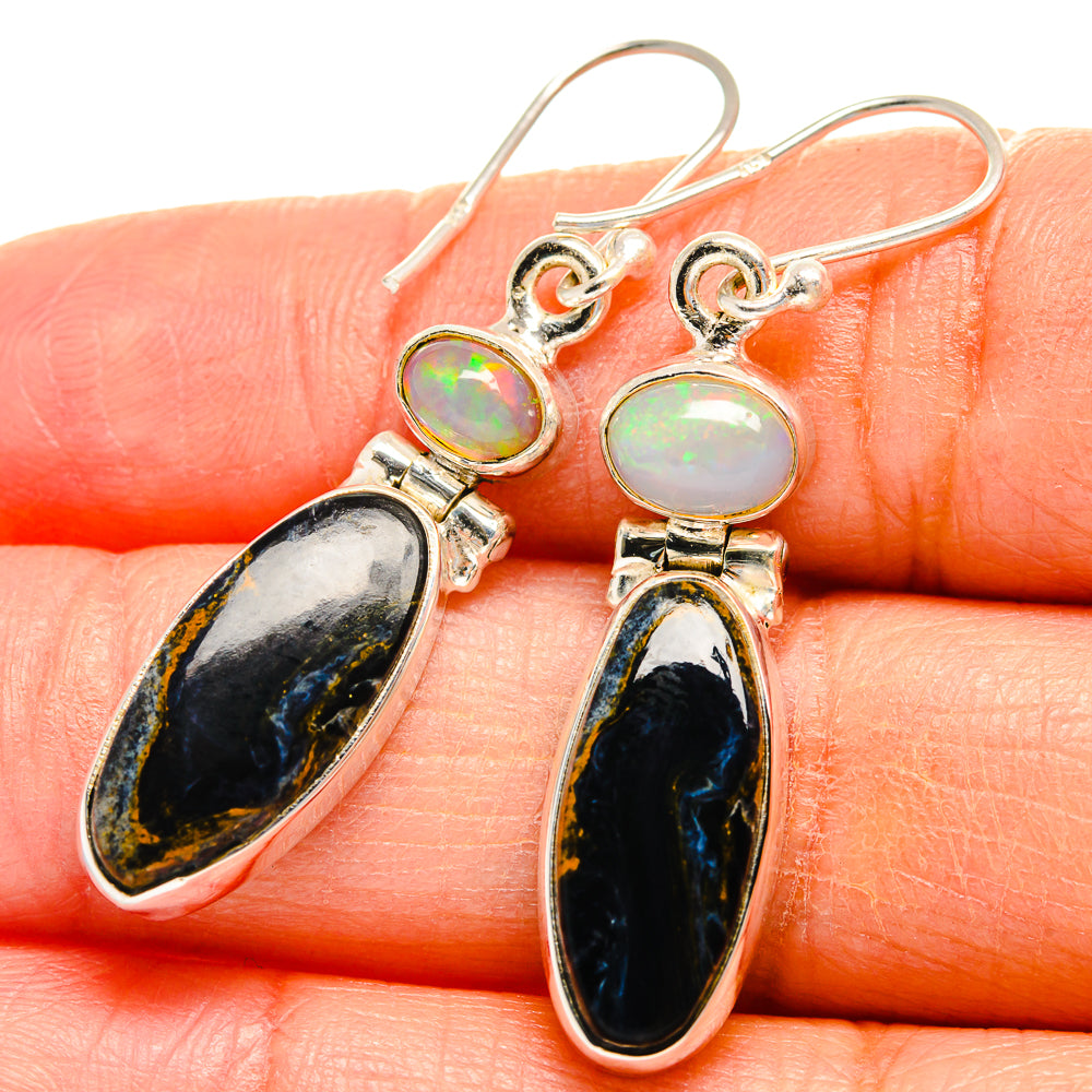 Pietersite Earrings handcrafted by Ana Silver Co - EARR425023