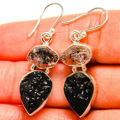 Tektite Earrings handcrafted by Ana Silver Co - EARR425047