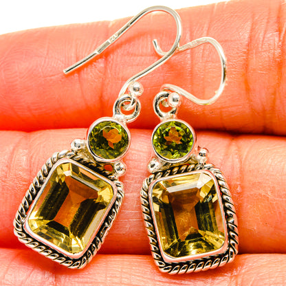 Citrine Earrings handcrafted by Ana Silver Co - EARR425101