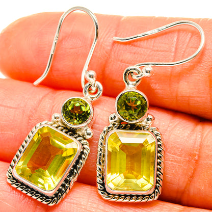 Citrine Earrings handcrafted by Ana Silver Co - EARR425118