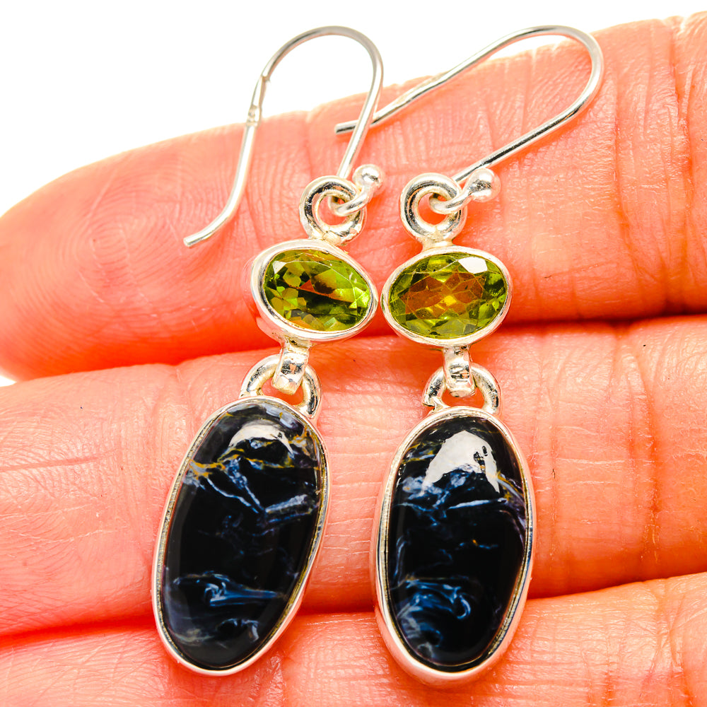 Pietersite Earrings handcrafted by Ana Silver Co - EARR425125