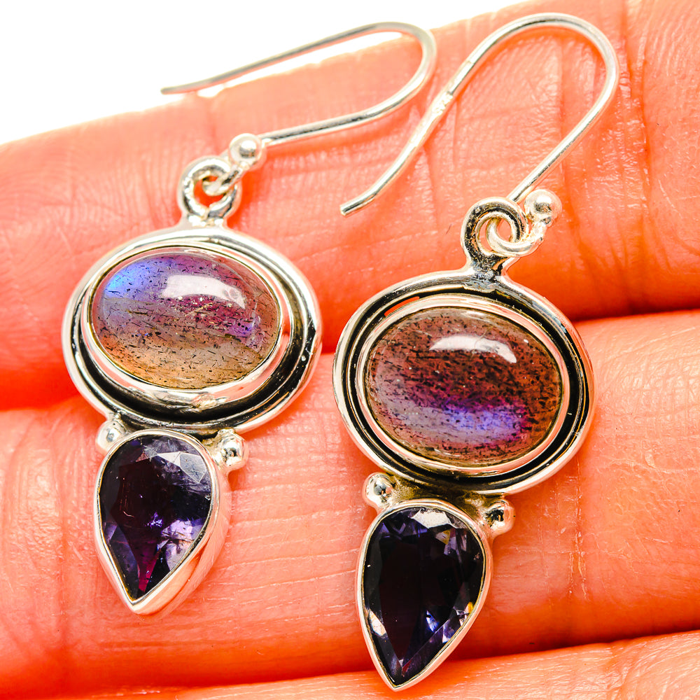 Labradorite Earrings handcrafted by Ana Silver Co - EARR425135
