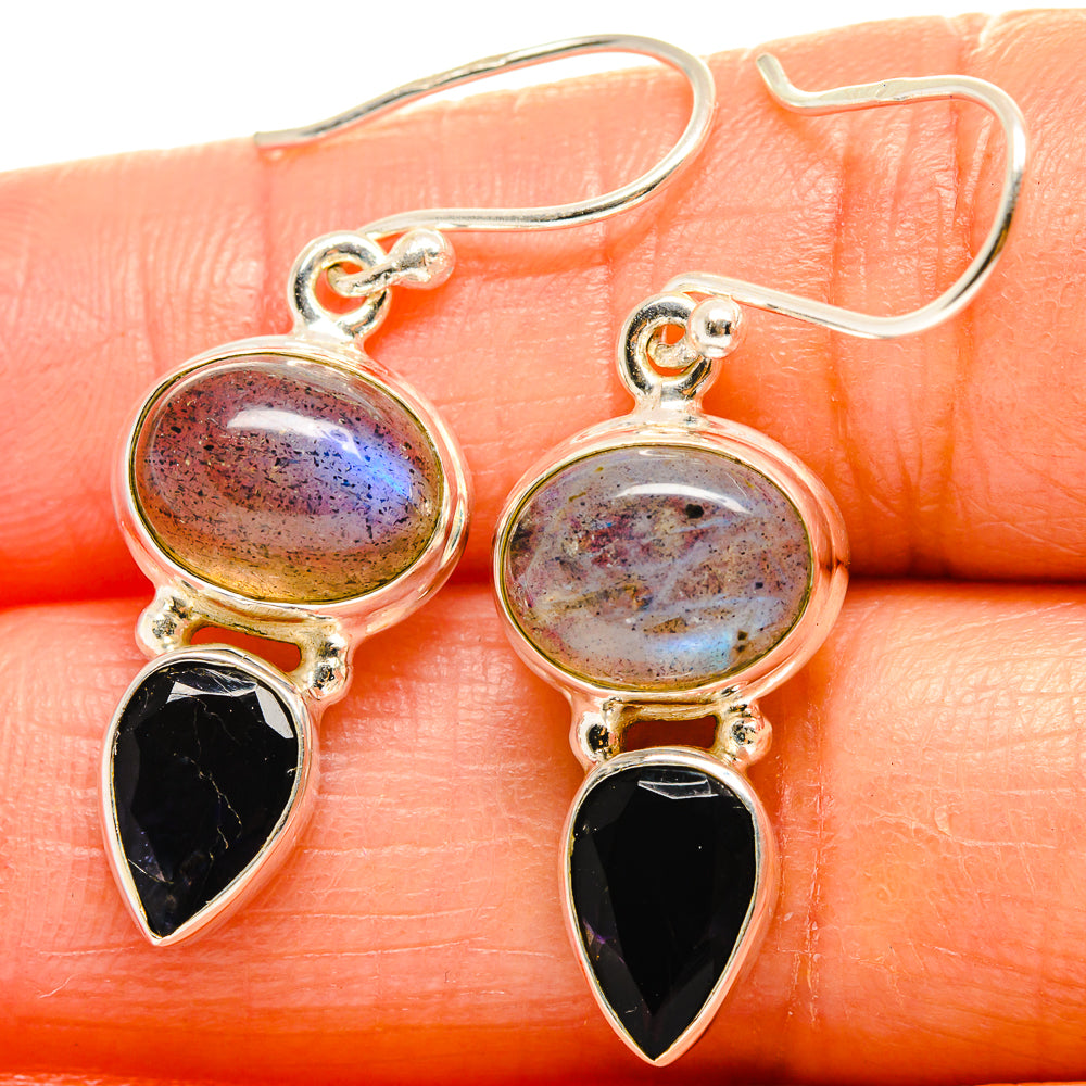 Labradorite Earrings handcrafted by Ana Silver Co - EARR425140