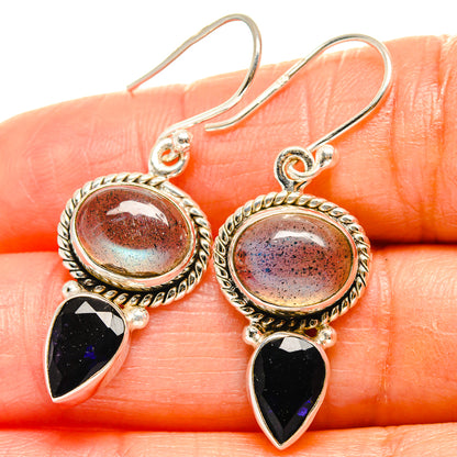 Labradorite Earrings handcrafted by Ana Silver Co - EARR425160