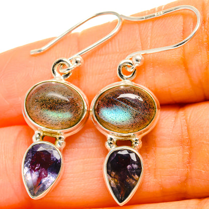 Labradorite Earrings handcrafted by Ana Silver Co - EARR425169