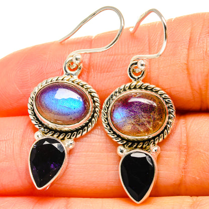 Labradorite Earrings handcrafted by Ana Silver Co - EARR425172