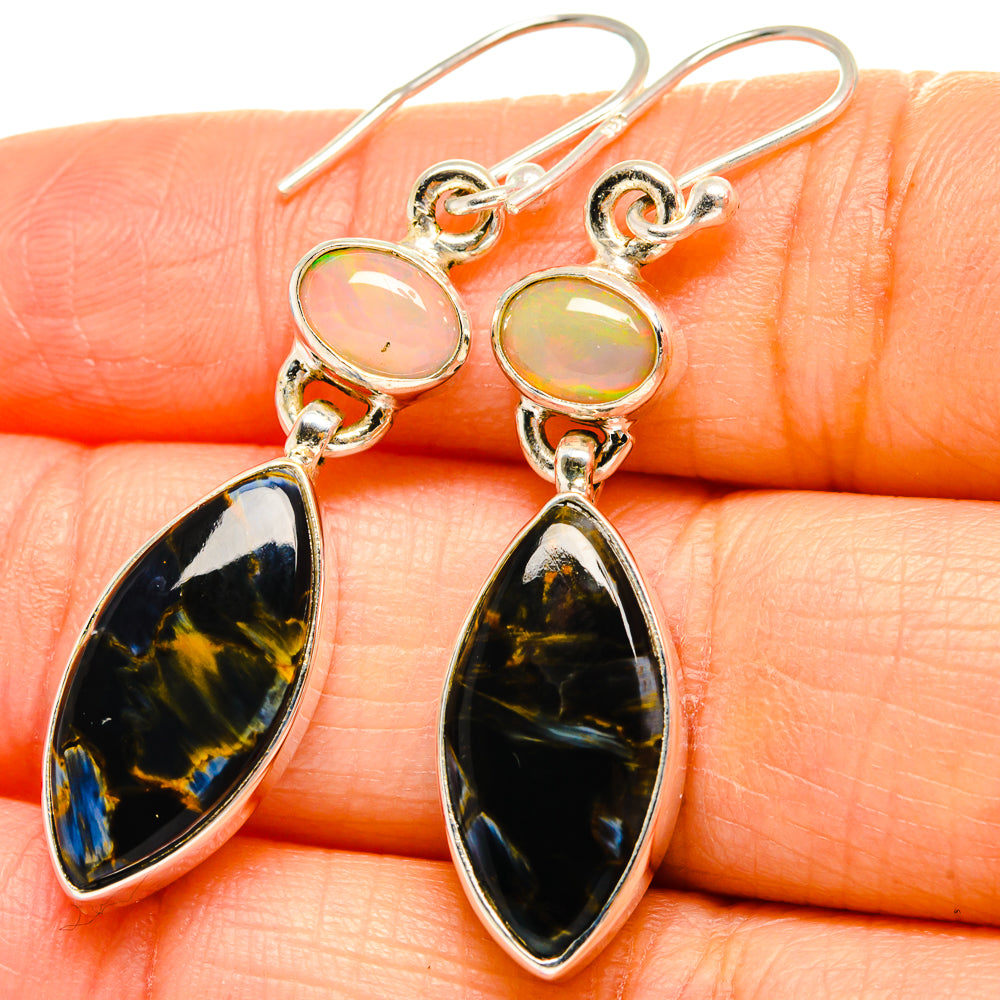 Pietersite Earrings handcrafted by Ana Silver Co - EARR425174
