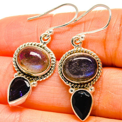 Labradorite Earrings handcrafted by Ana Silver Co - EARR425189