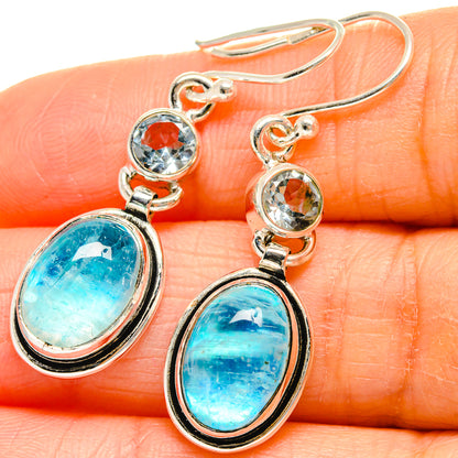 Rainbow Moonstone Earrings handcrafted by Ana Silver Co - EARR425192