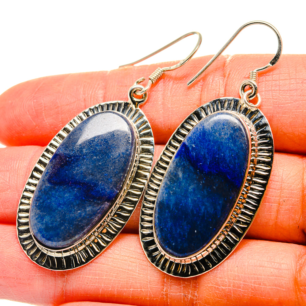Sodalite Earrings handcrafted by Ana Silver Co - EARR425204