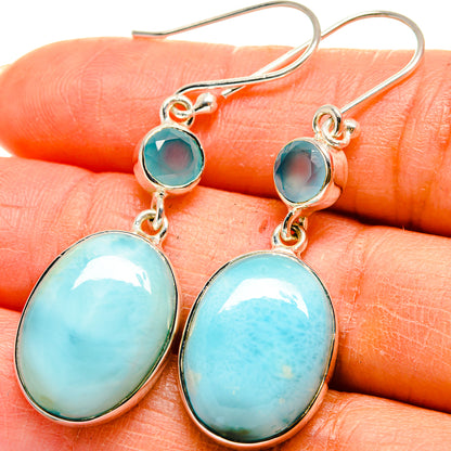 Larimar Earrings handcrafted by Ana Silver Co - EARR425220