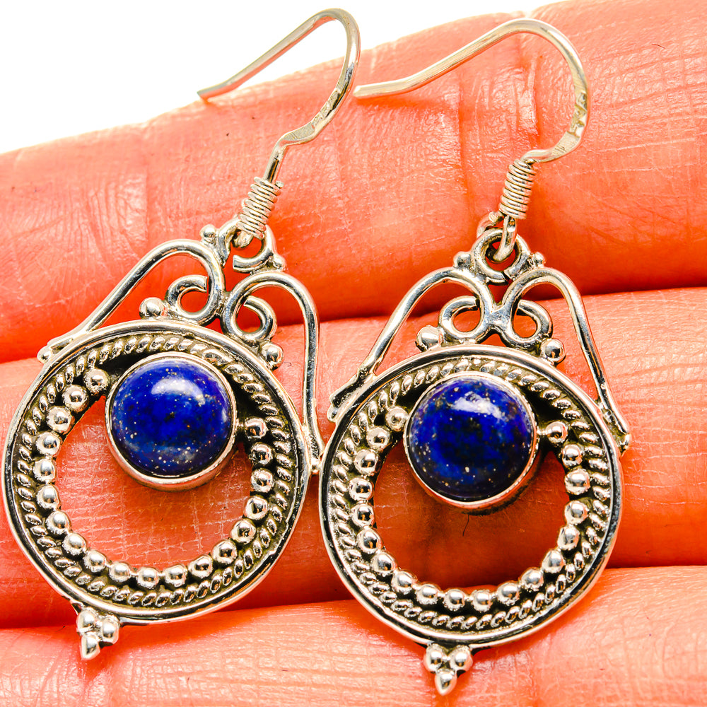 Lapis Lazuli Earrings handcrafted by Ana Silver Co - EARR425226