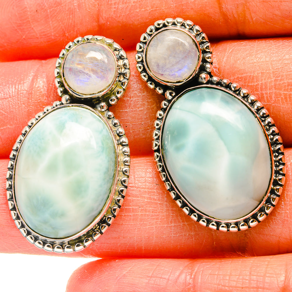 Larimar Earrings handcrafted by Ana Silver Co - EARR425240