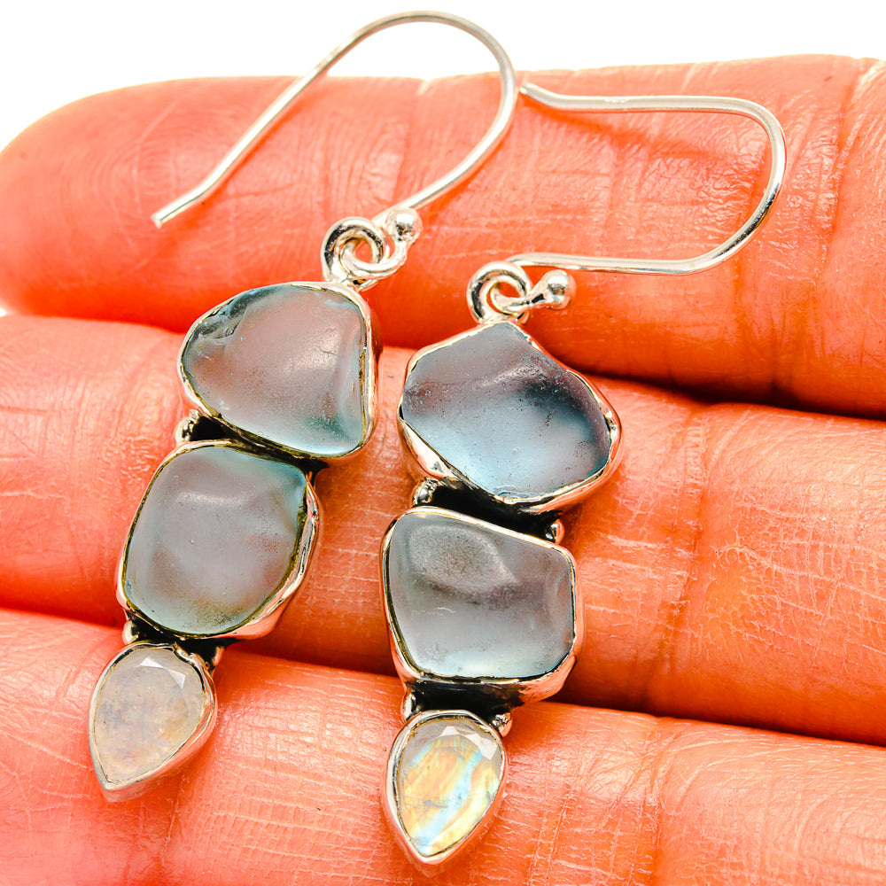 Aquamarine Earrings handcrafted by Ana Silver Co - EARR425246