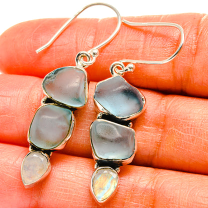 Aquamarine Earrings handcrafted by Ana Silver Co - EARR425246