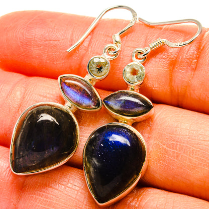 Labradorite Earrings handcrafted by Ana Silver Co - EARR425249