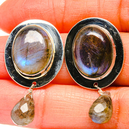 Labradorite Earrings handcrafted by Ana Silver Co - EARR425261