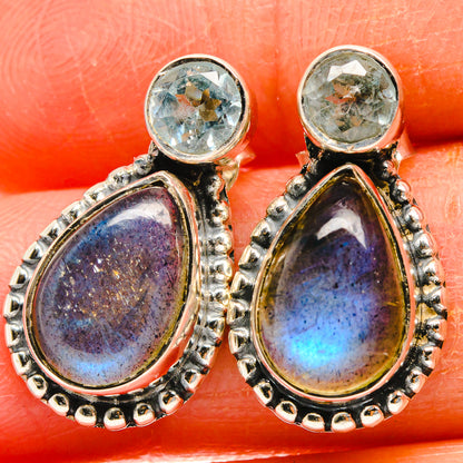 Labradorite Earrings handcrafted by Ana Silver Co - EARR425275