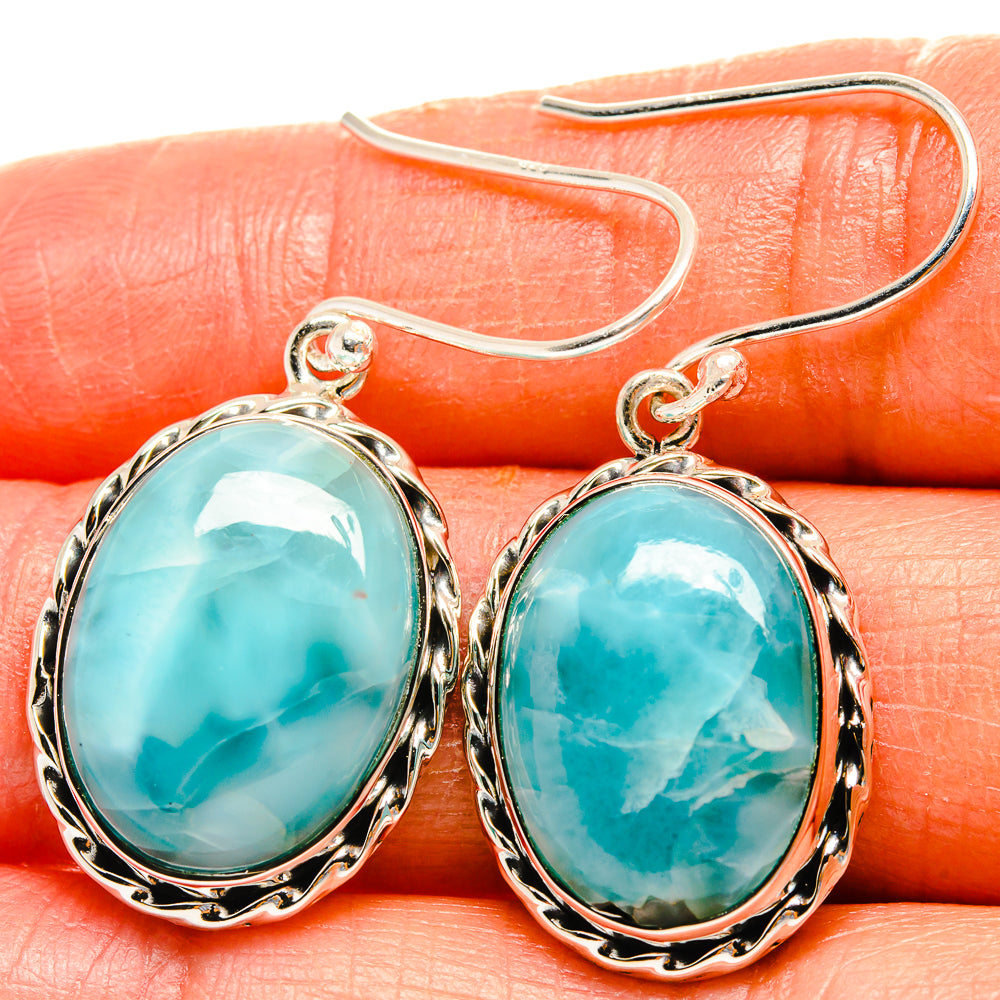 Larimar Earrings handcrafted by Ana Silver Co - EARR425276