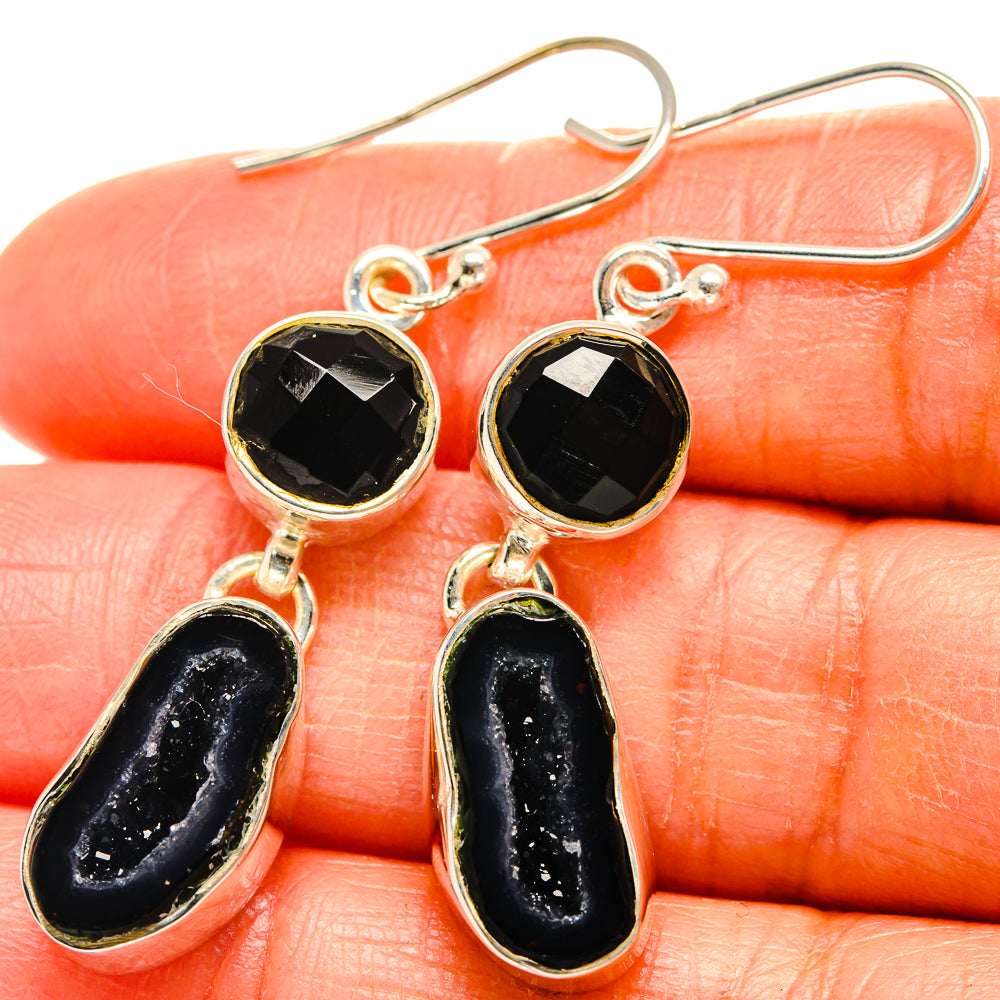 Coconut Geode Druzy Earrings handcrafted by Ana Silver Co - EARR425283