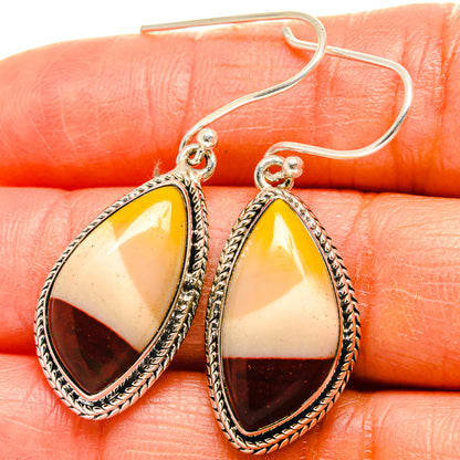 Mookaite Earrings handcrafted by Ana Silver Co - EARR425288