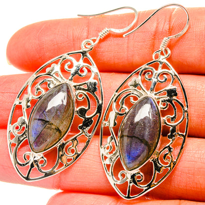 Labradorite Earrings handcrafted by Ana Silver Co - EARR425303