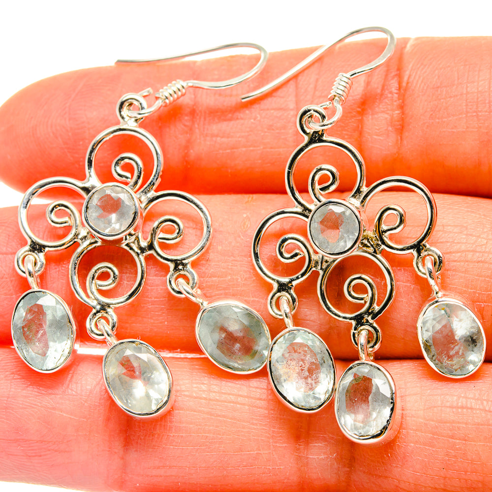 Blue Topaz Earrings handcrafted by Ana Silver Co - EARR425310