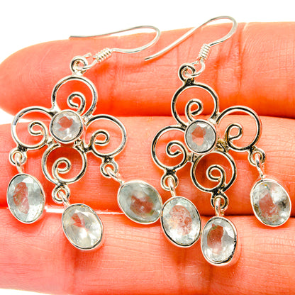 Blue Topaz Earrings handcrafted by Ana Silver Co - EARR425310