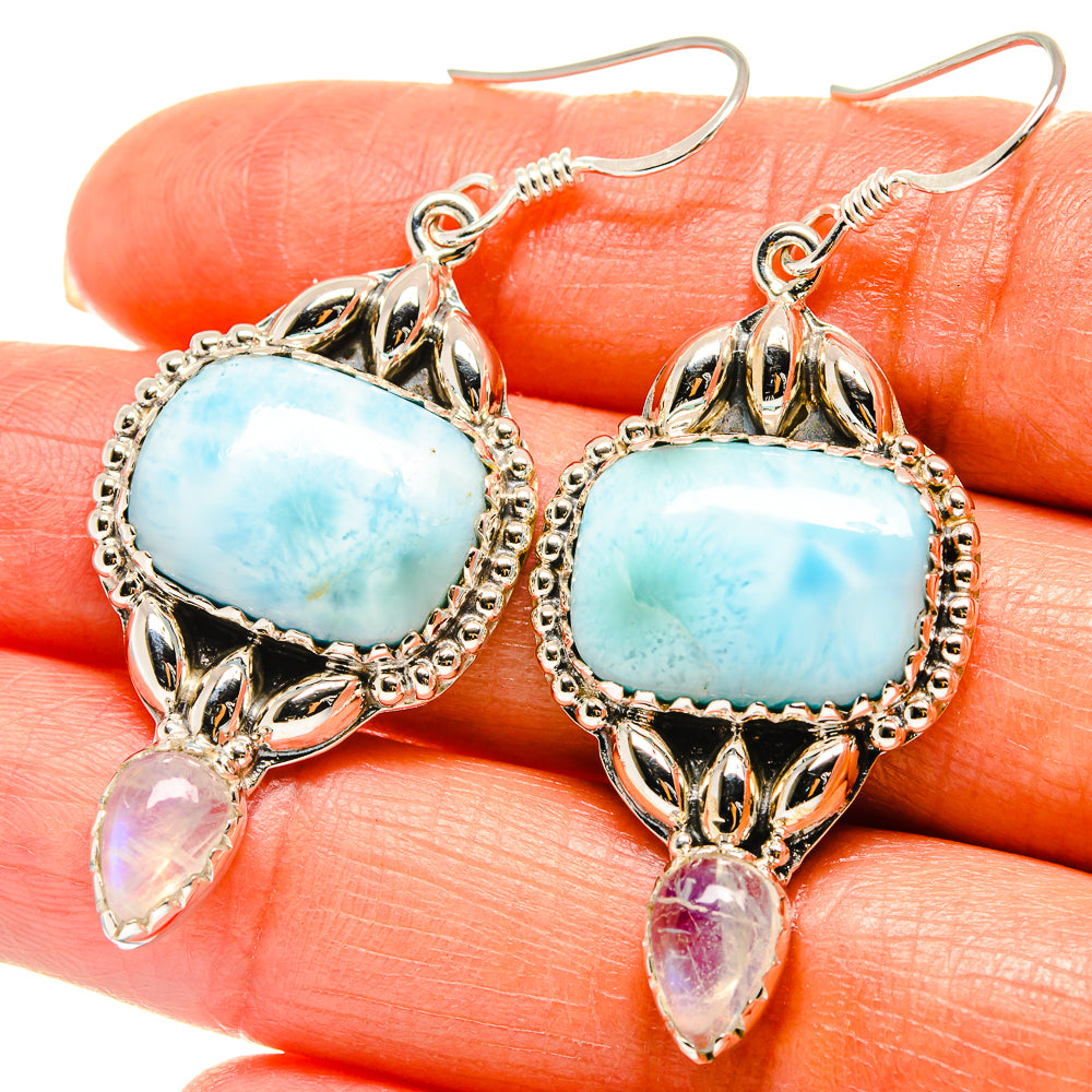 Larimar Earrings handcrafted by Ana Silver Co - EARR425322