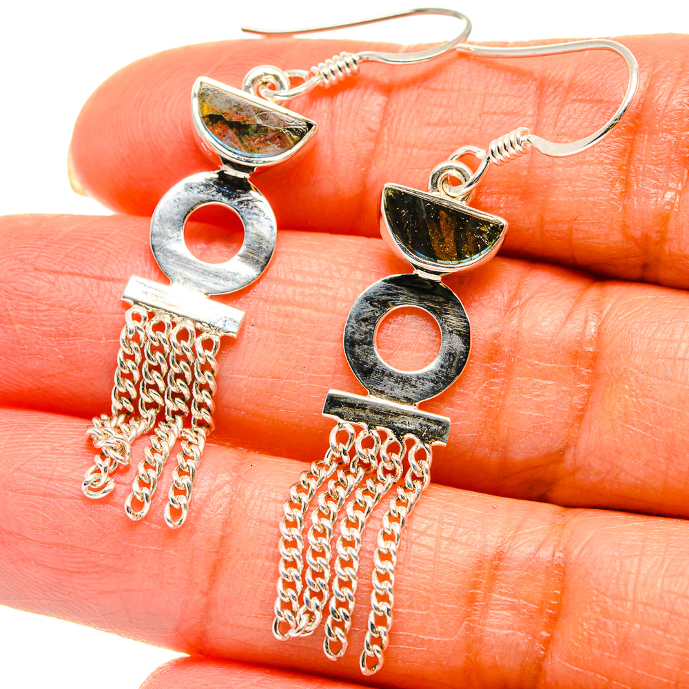 Labradorite Earrings handcrafted by Ana Silver Co - EARR425331