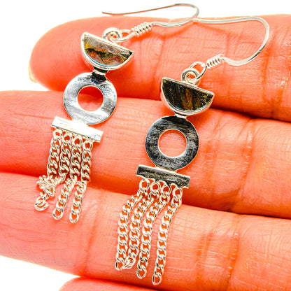 Labradorite Earrings handcrafted by Ana Silver Co - EARR425331