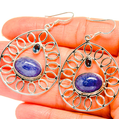 Tanzanite Earrings handcrafted by Ana Silver Co - EARR425357