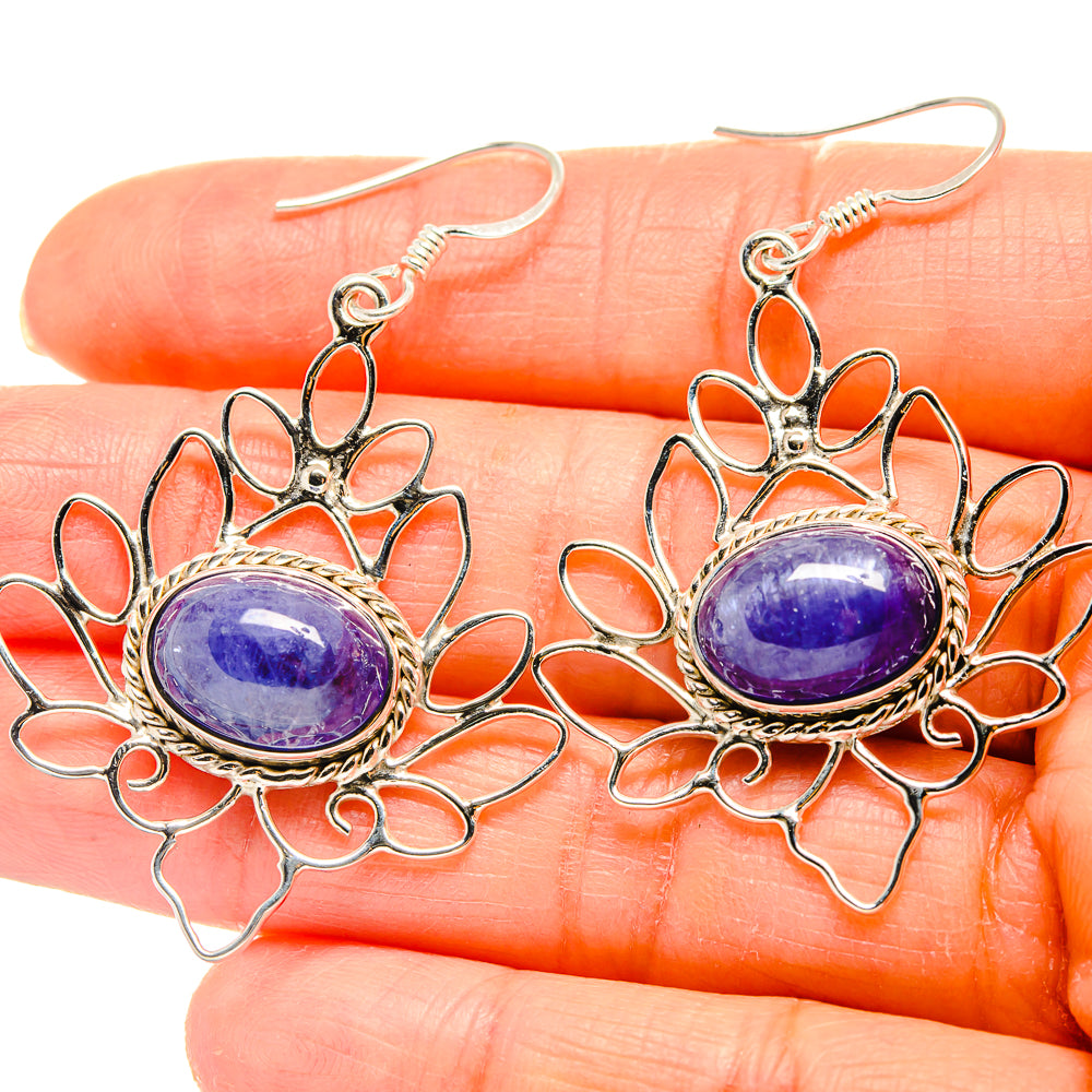 Tanzanite Earrings handcrafted by Ana Silver Co - EARR425358